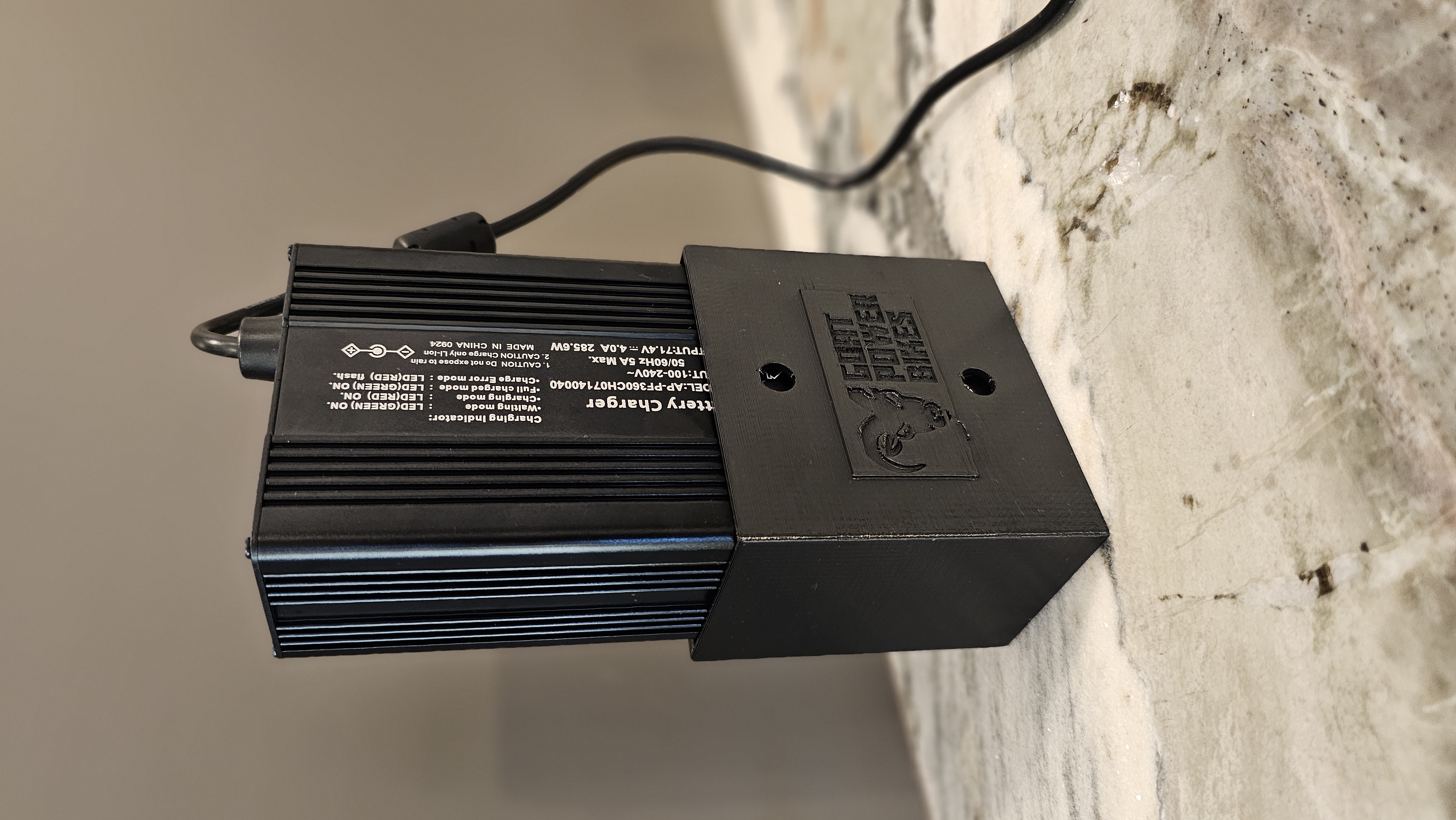 Goat Power Bike Charger Wall Holder