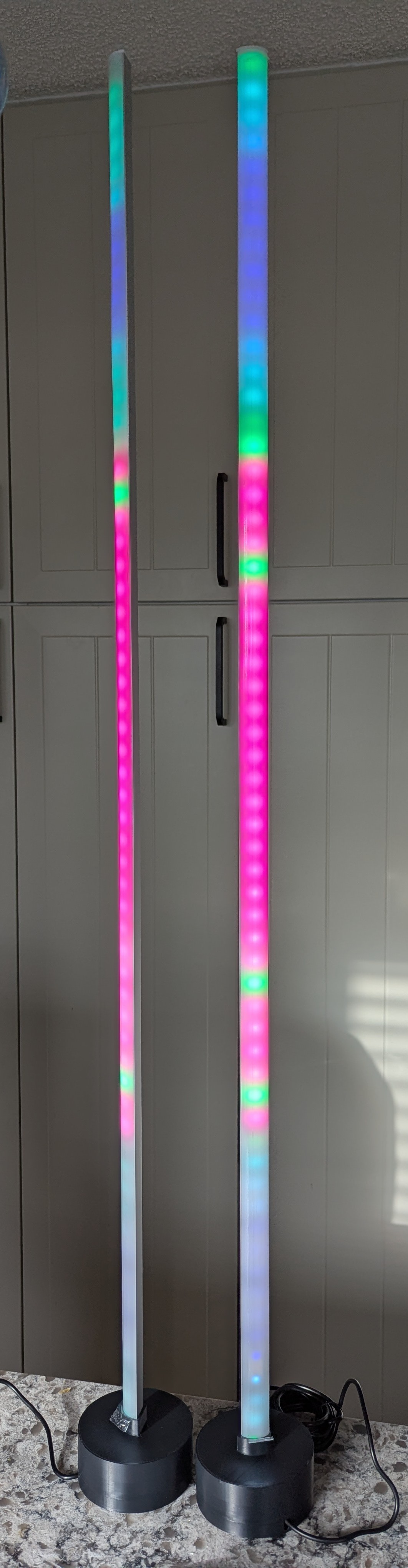 Sound Reactive Floor Lamp - WLED based