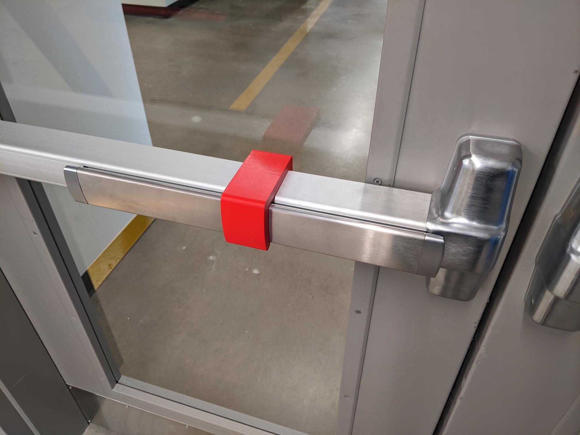 Door Bar Clamp for push-bar doors