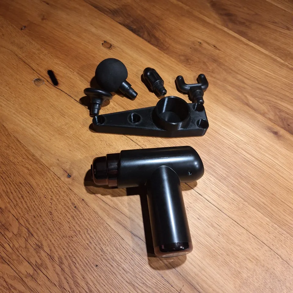 Massage gun holder / organiser by Dennis | Download free STL model ...