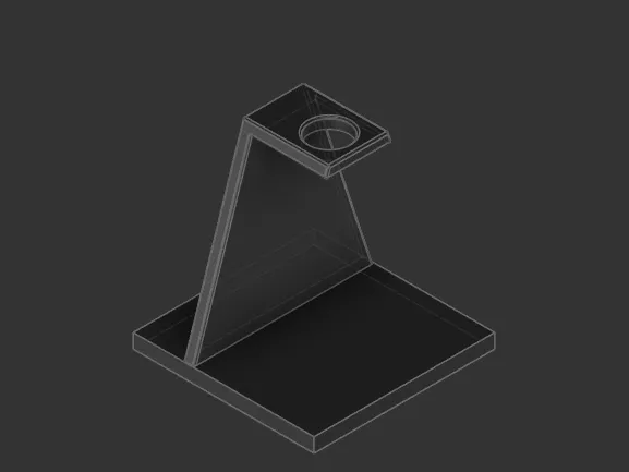 Airbrush air regulator stand