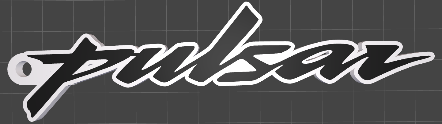Pulsar keychain