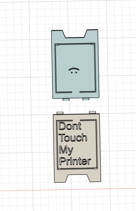 Don't Touch My Printer , sign lol :)