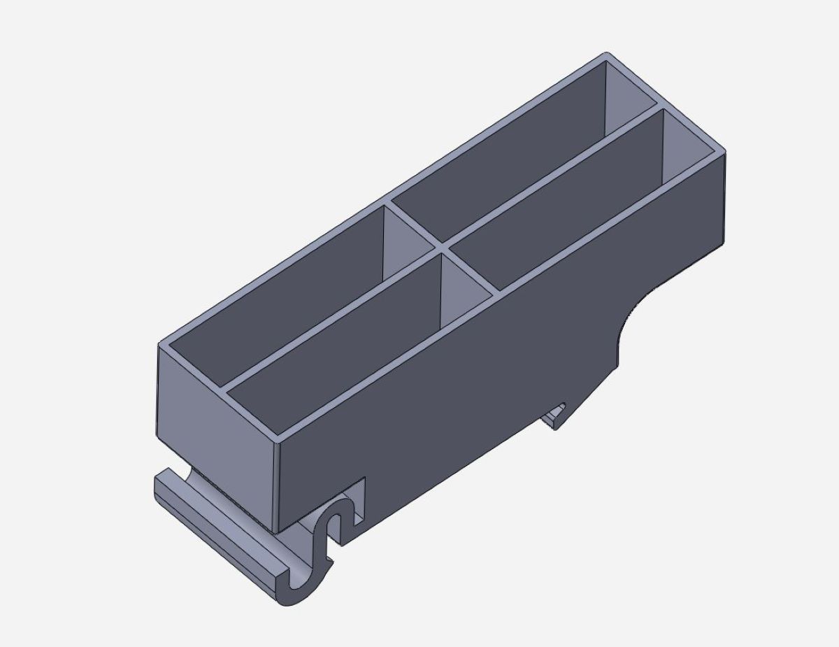 Wago Hutschienenmontage 221-41X Version 1 DIN rail mounts