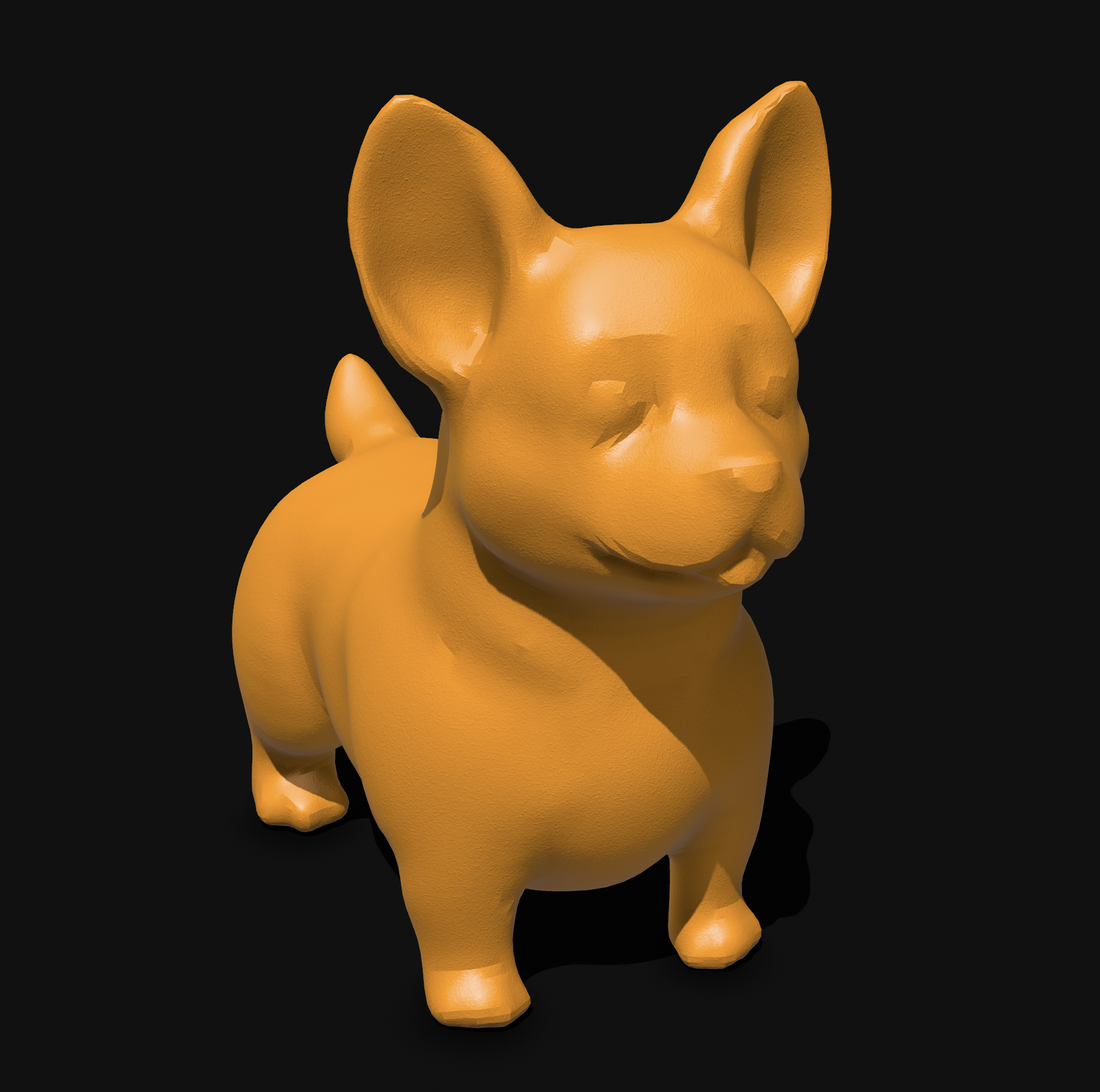 Miniatura 5 do modelo 3D Cute Chibi Corgi