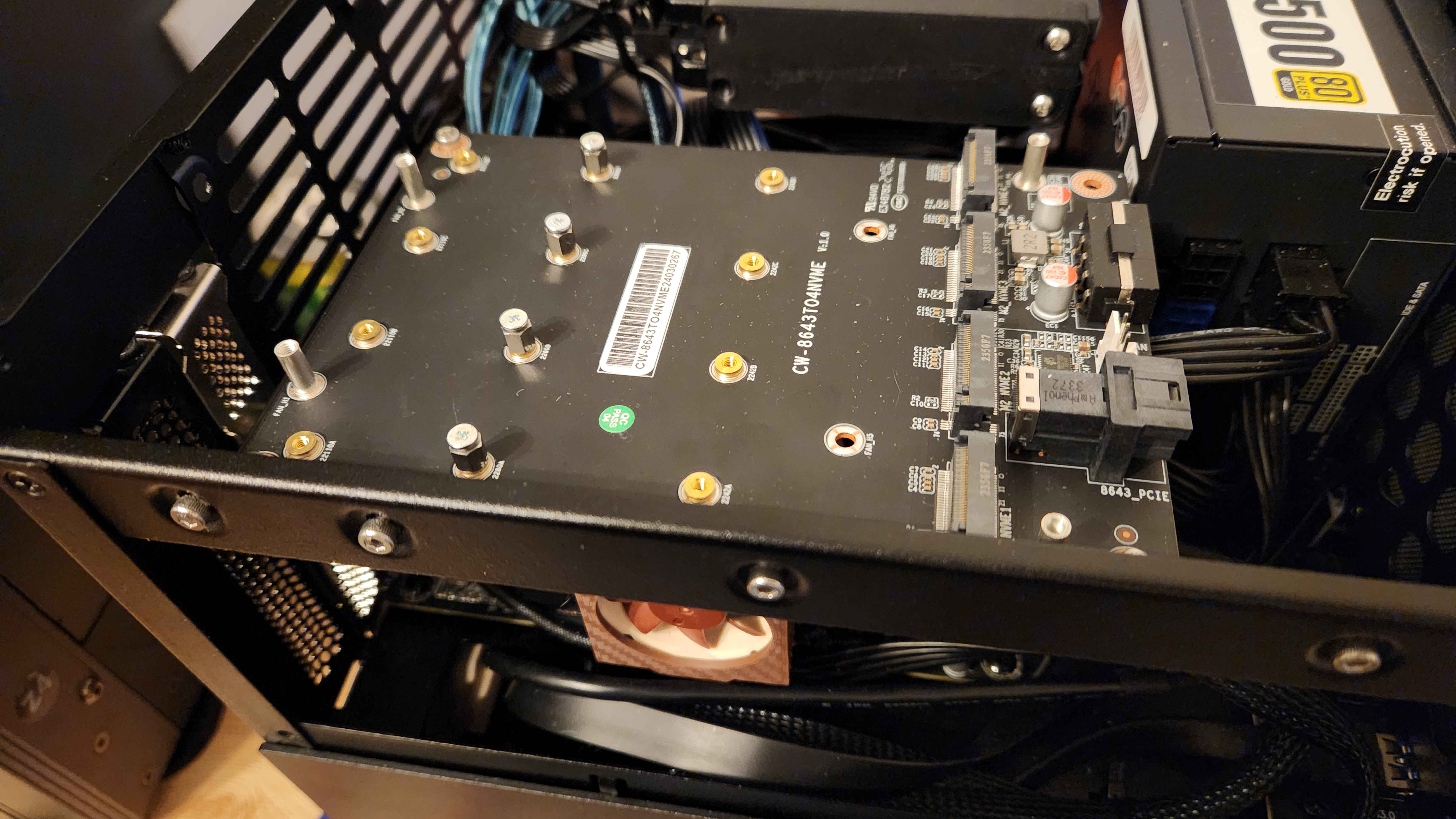Jonsbo N3 CWWK NVMe backplane Mount