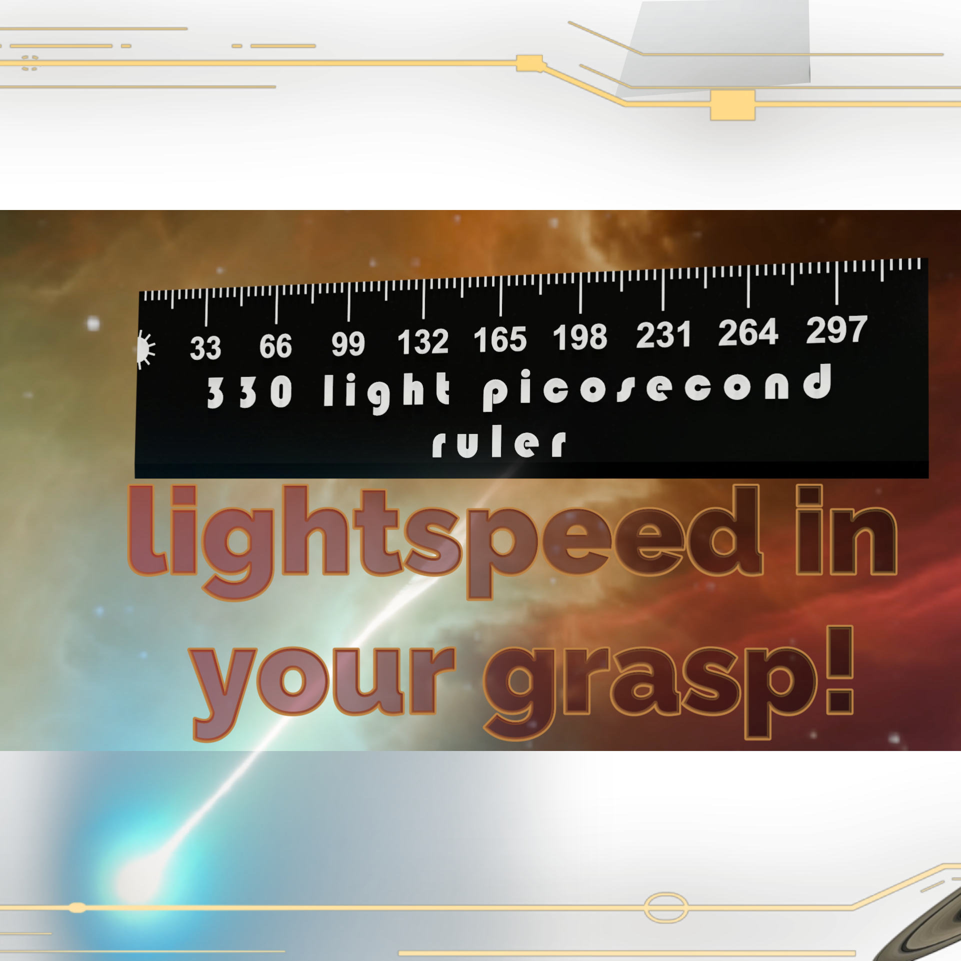 Light-Picosecond Ruler - Lightspeed in your Hands!