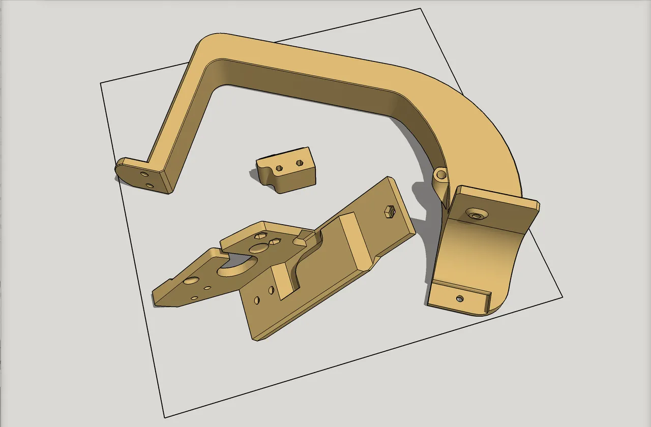 3 of 4) Flashforge Adventurer 5M (AD5M) IMPROVED, SIDE-MOUNT Spool