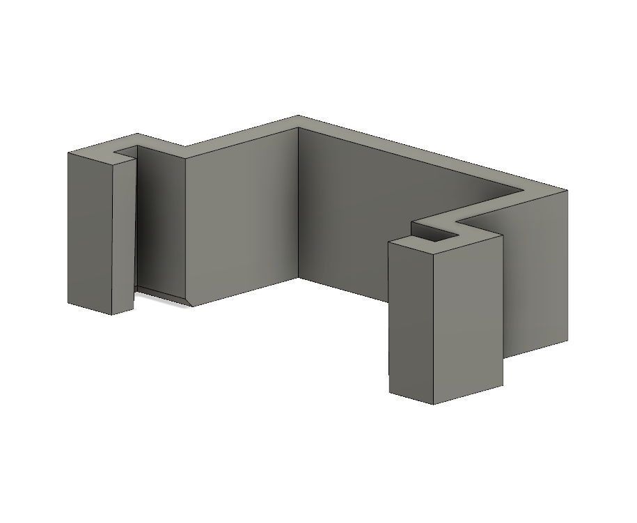 Miniatura 10 do modelo 3D Square Table Leg Compresion Cable Bracket