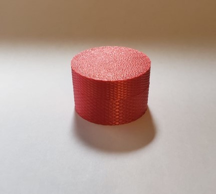 Knurled Cylindrical Container (easy to print thread) — miniatura 2