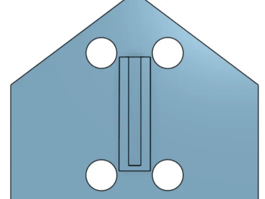Filament holder with dissapearing mount
