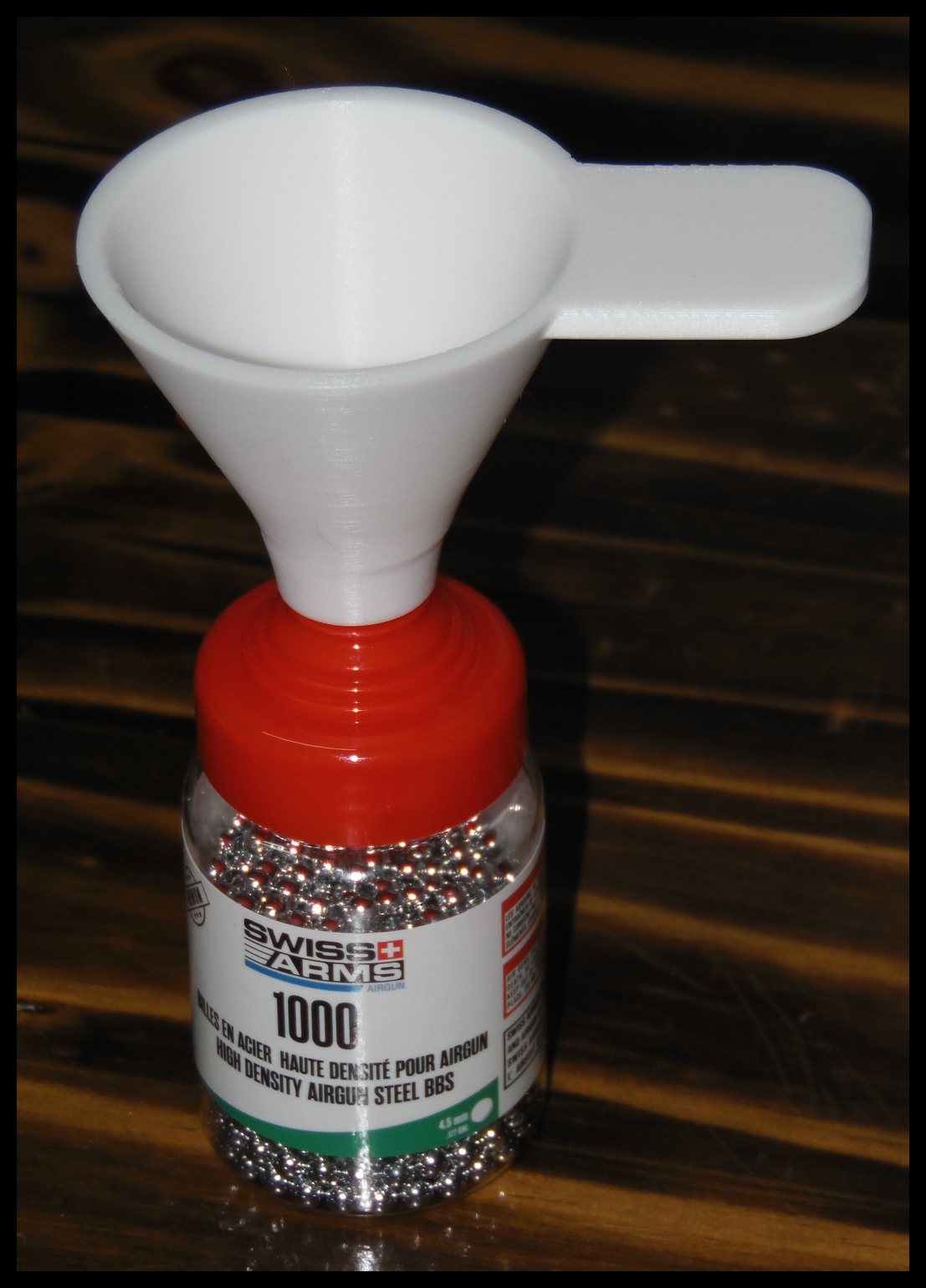 Funnel for 1000-ball bottle, 4.5 mm, v1+v2. — thumbnail 2