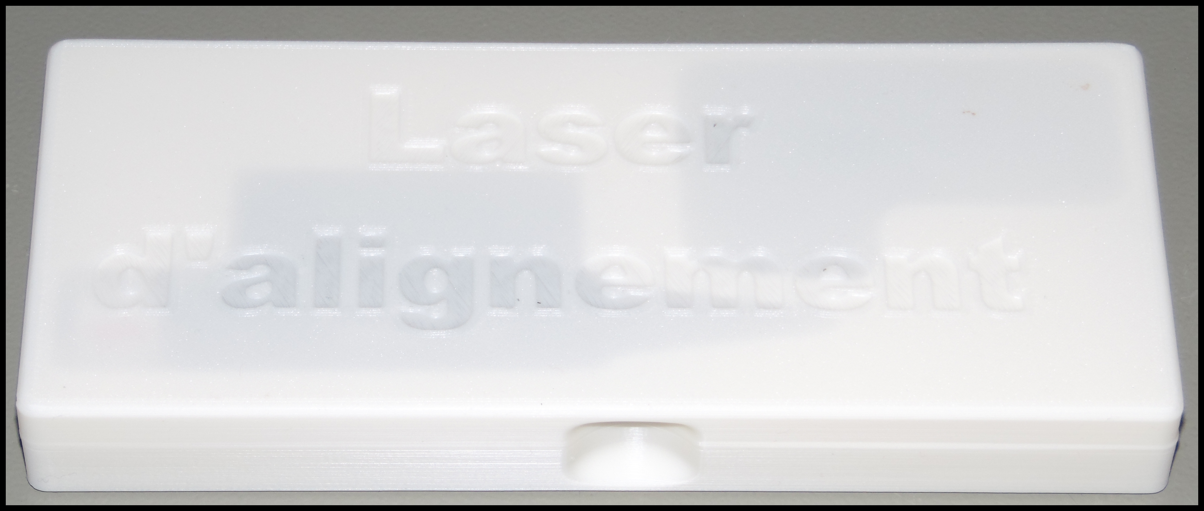 Boite de rangement laser d'alignement pour airgun.