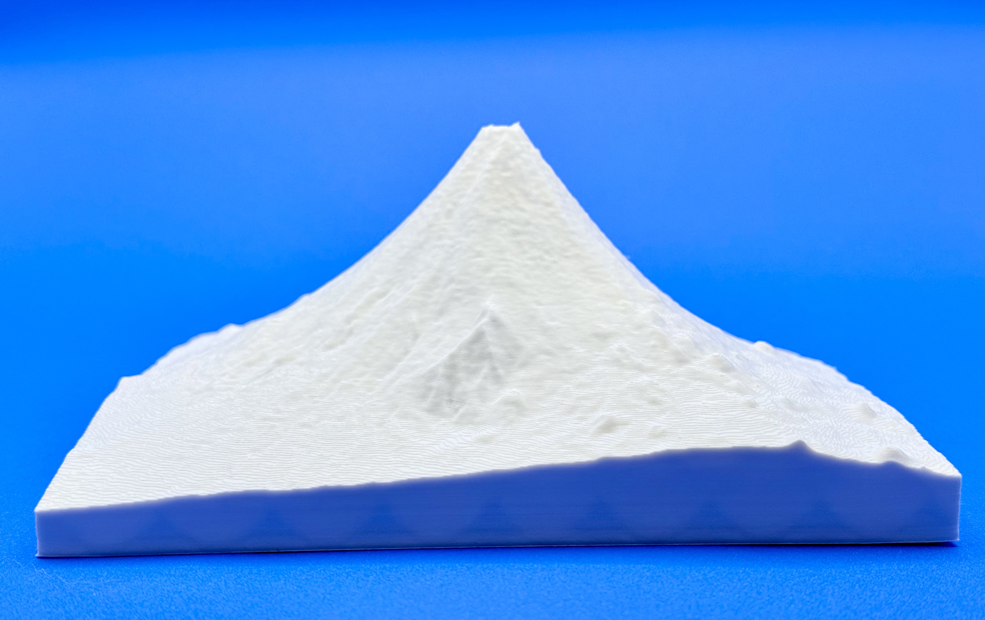 Topographic Map of Mount Fuji