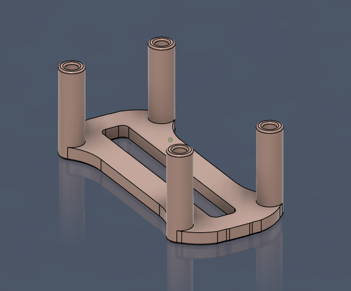 ESP8266 mount (tall posts) — miniatura 2