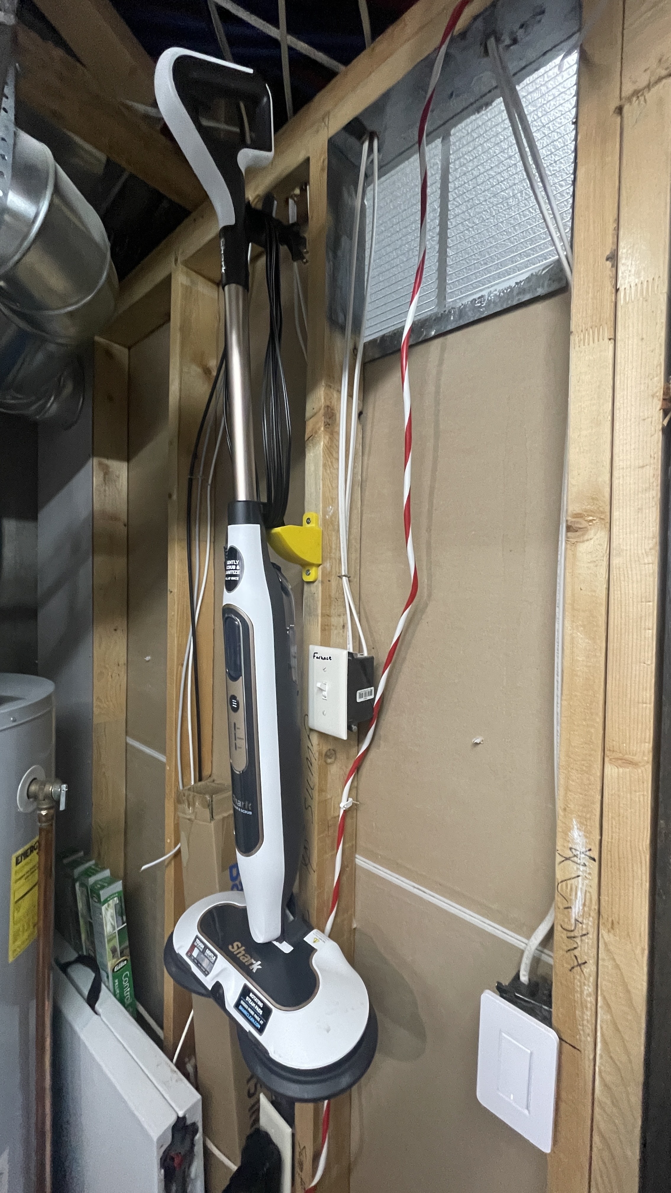 Shark Steam Mop wall mount