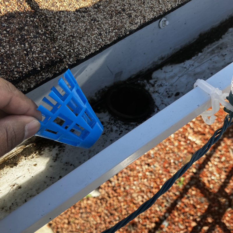 Miniatura 4 do modelo 3D Gutter Drain Guard