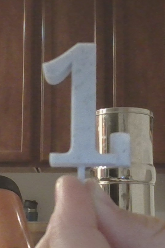 Birthday number candle holders