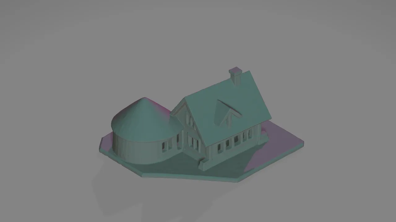 Village and Stable by just4jordan | Download free STL model ...