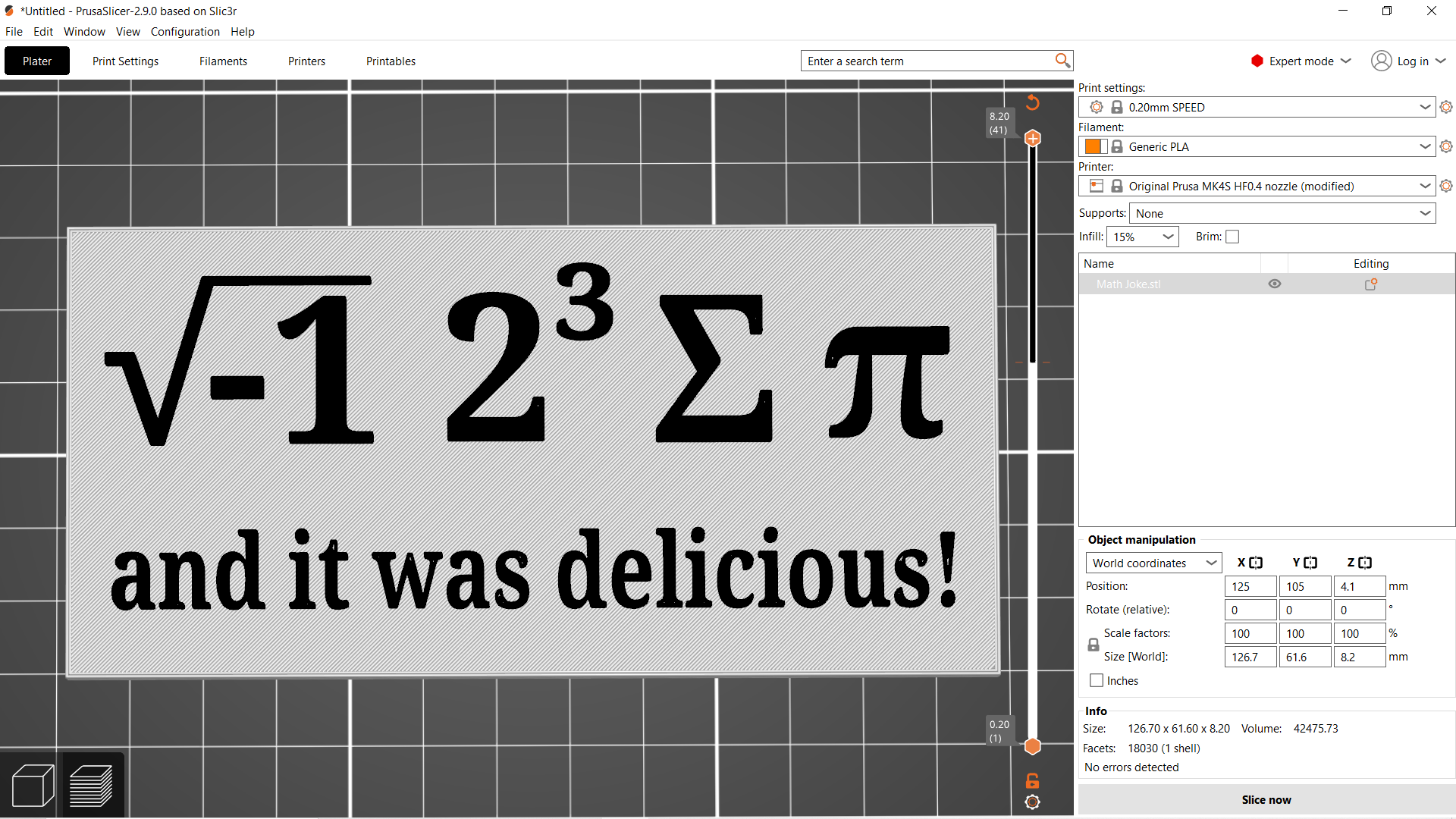 Incredible Math Pun