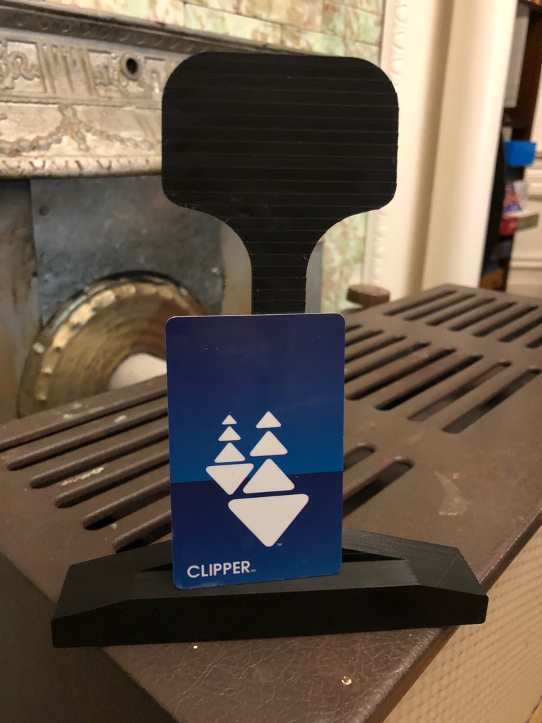 Rail Section Business Card Holder