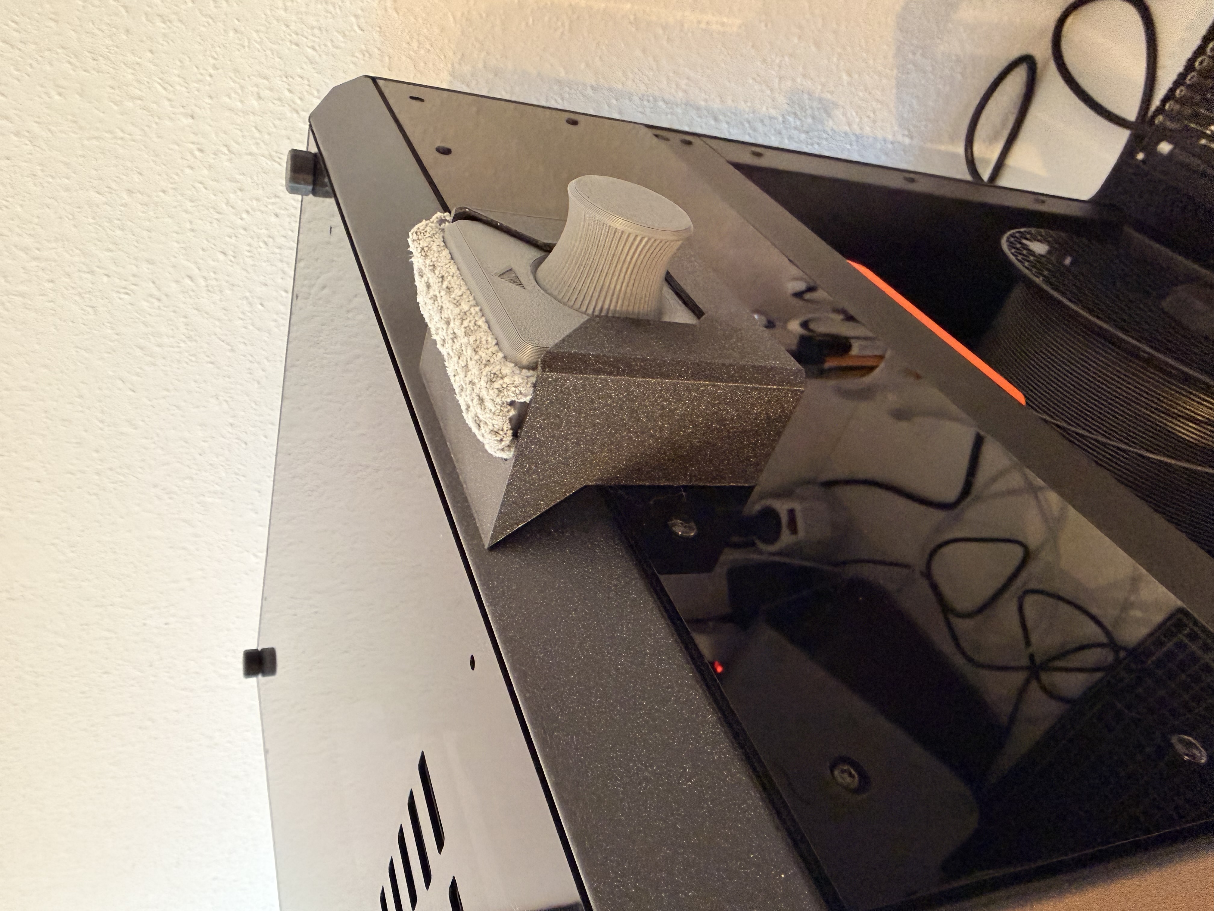 Print Bed Cleaner Holder for Prusa Core One - Remix with 8x3 magnets