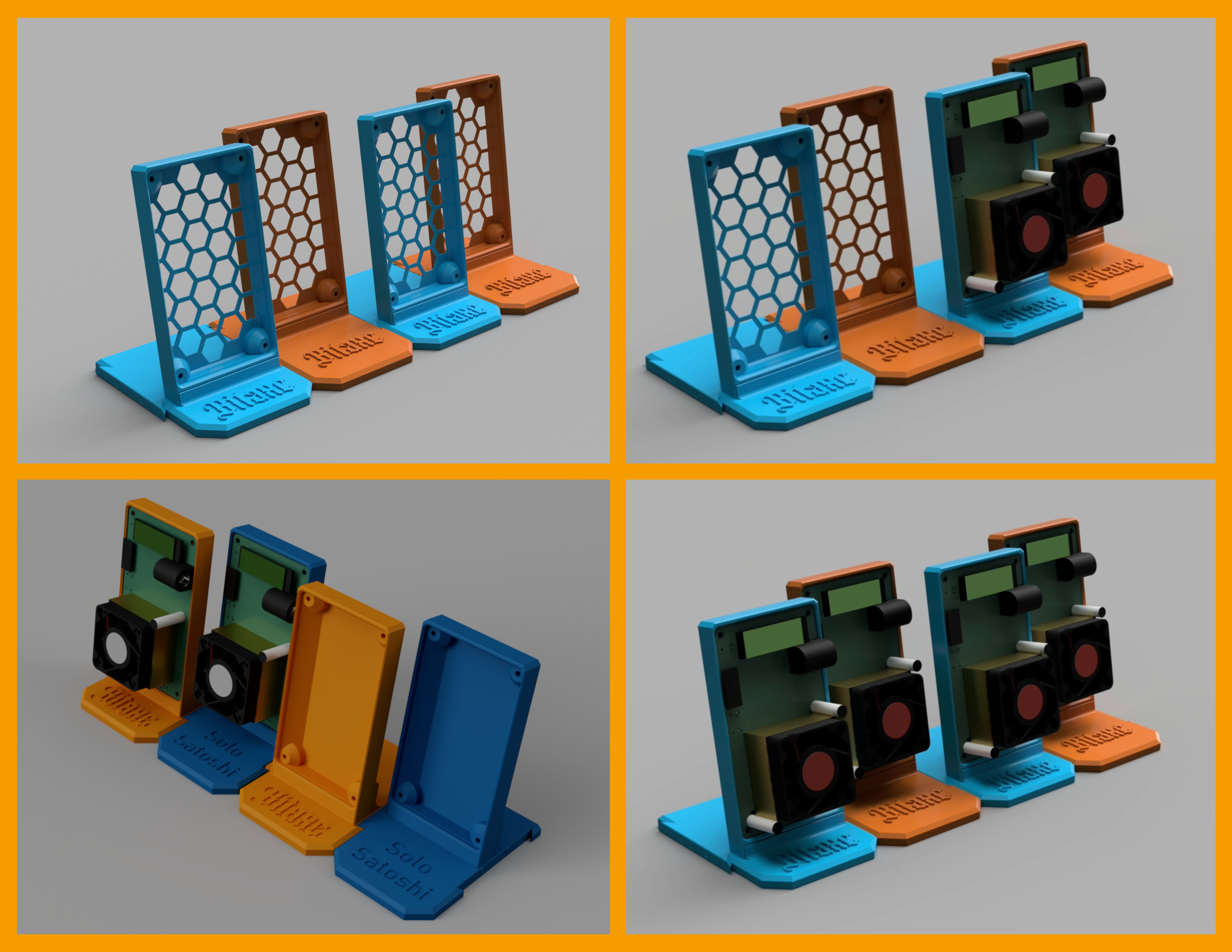 Miniatura 6 do modelo 3D Bitaxe Infinity Stand