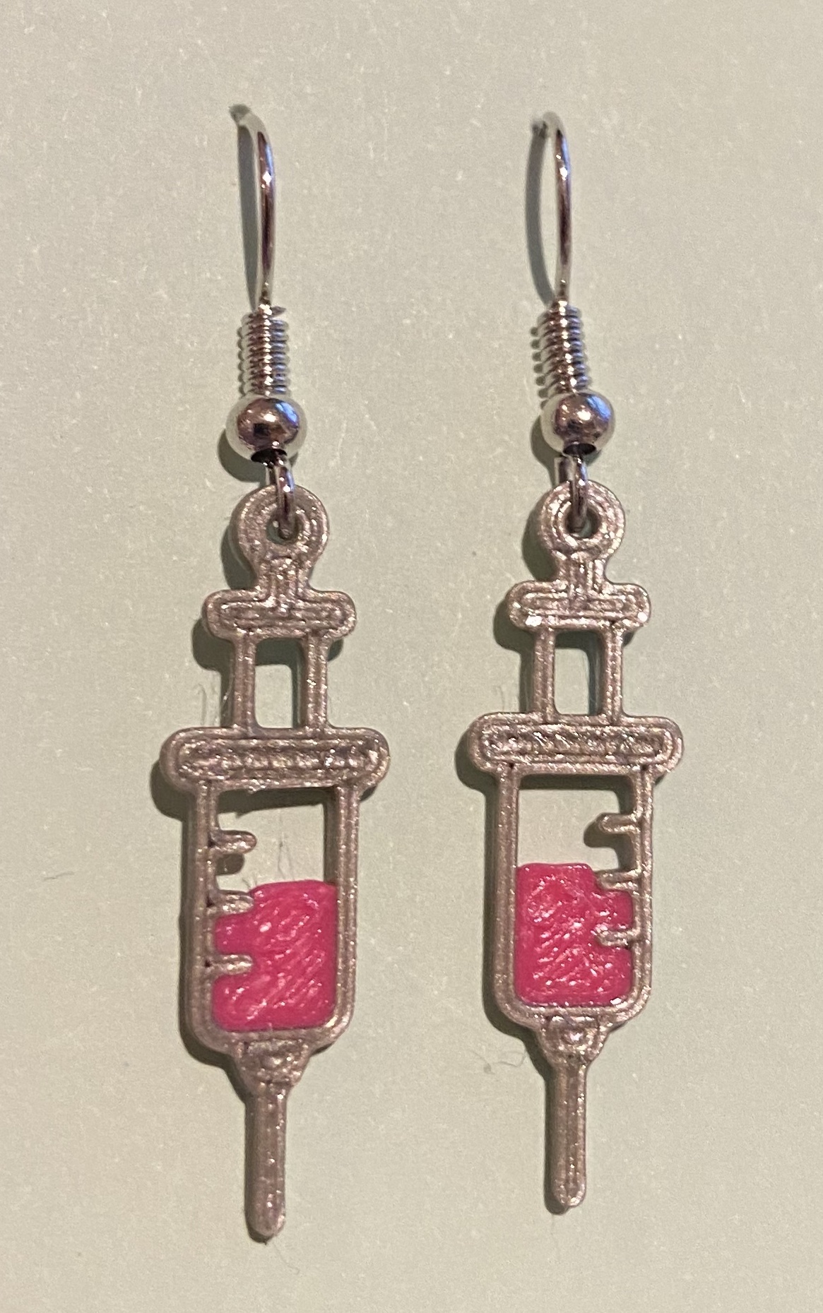 Miniatura 6 do modelo 3D Syringe earrings
