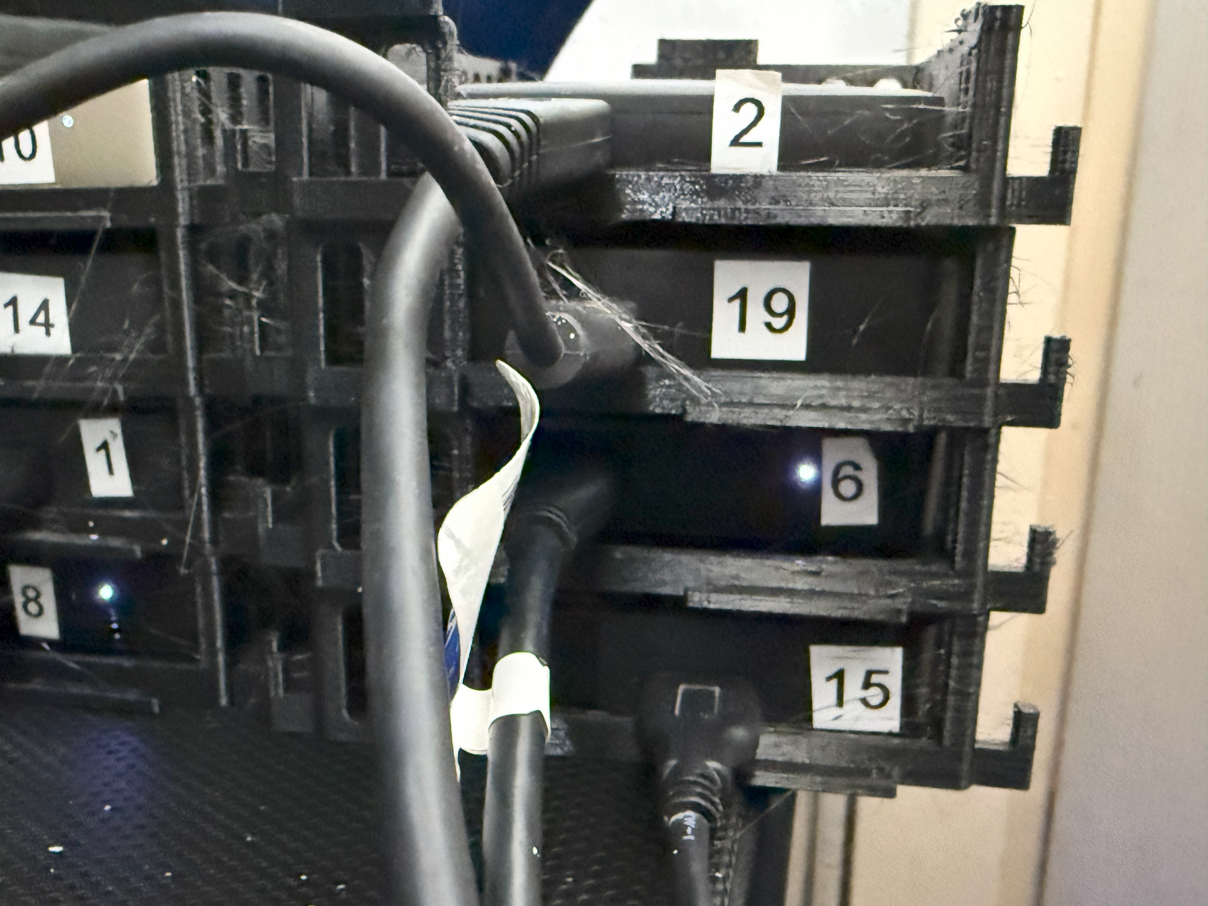 Rack for External 2.5" HDD Drives