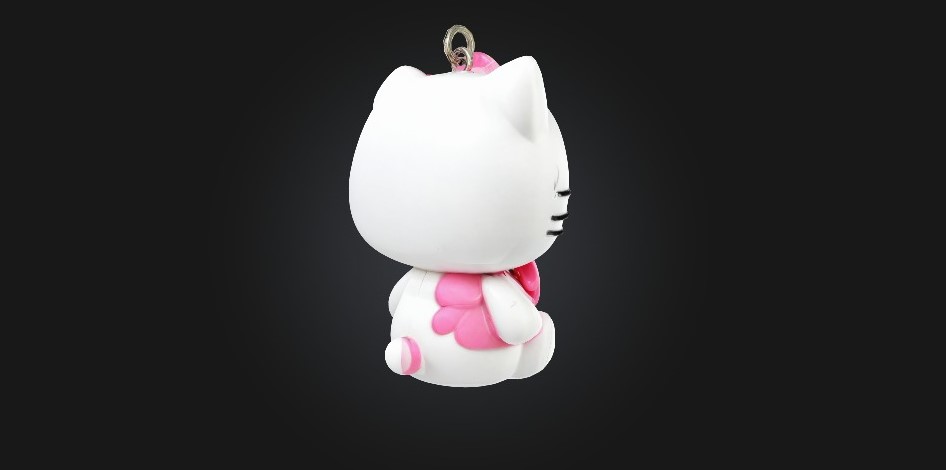 Miniatura 2 do modelo 3D hello kitty keychain