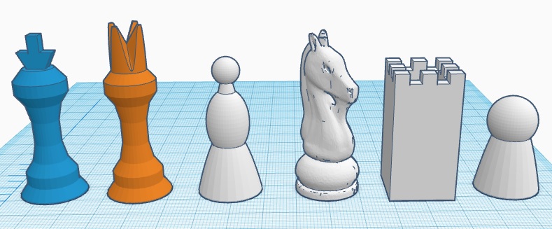 Chess pieces