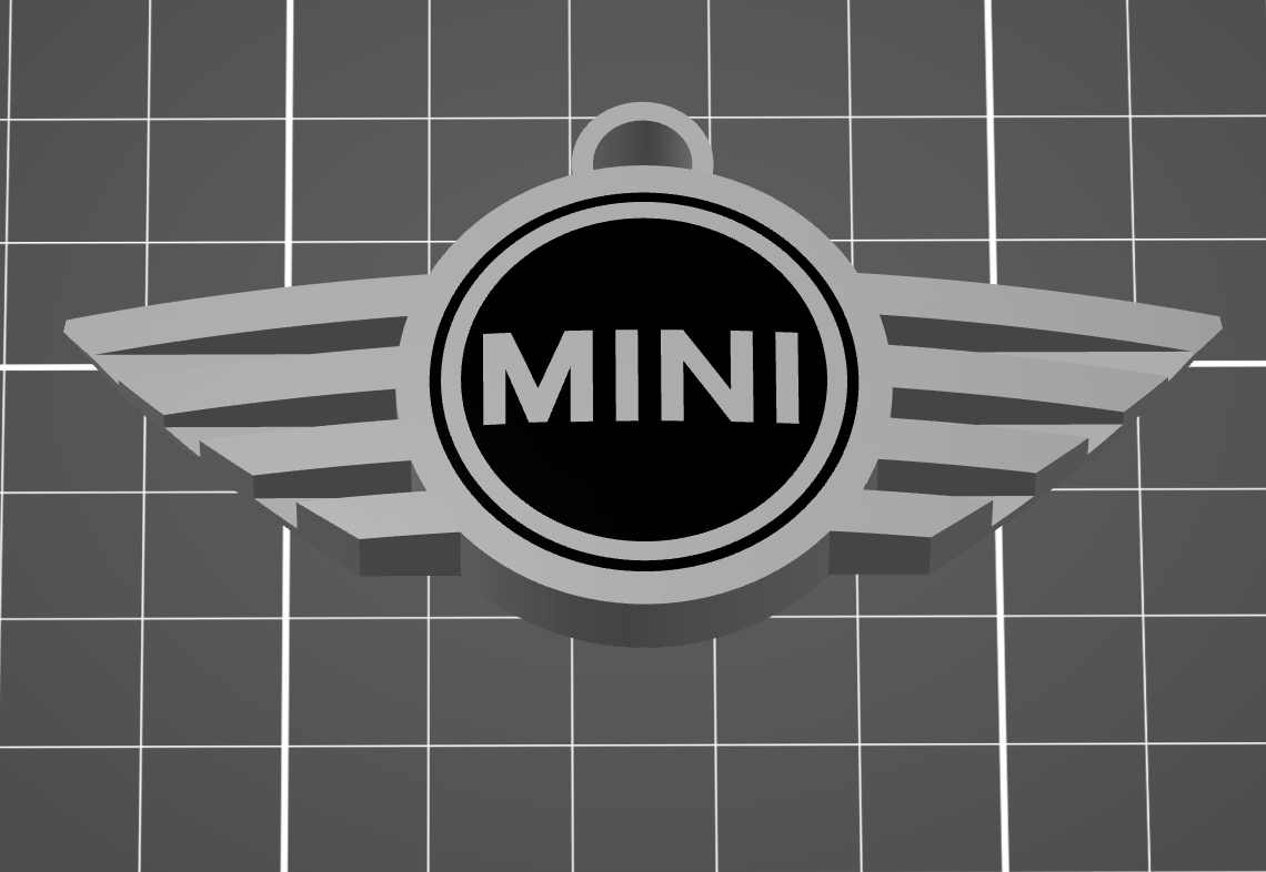 Mini Cooper Keychain