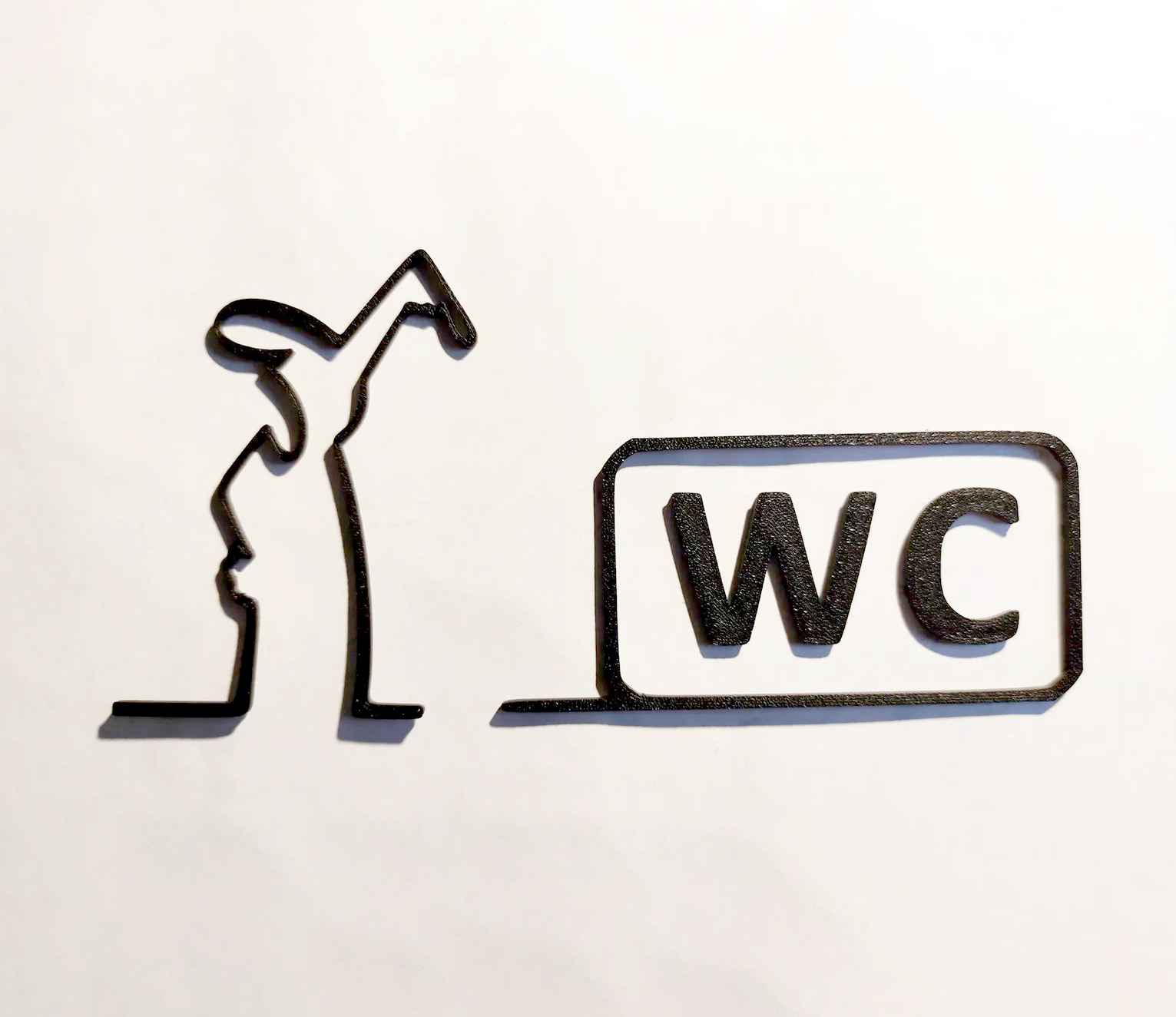 WC door hanger from the iconic cartoon "La Linea" Balum Balum.