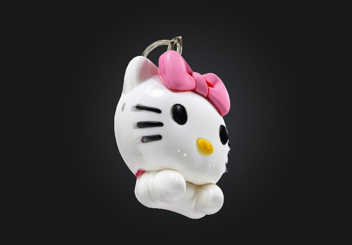 Miniatura 2 do modelo 3D hello kitty keychain