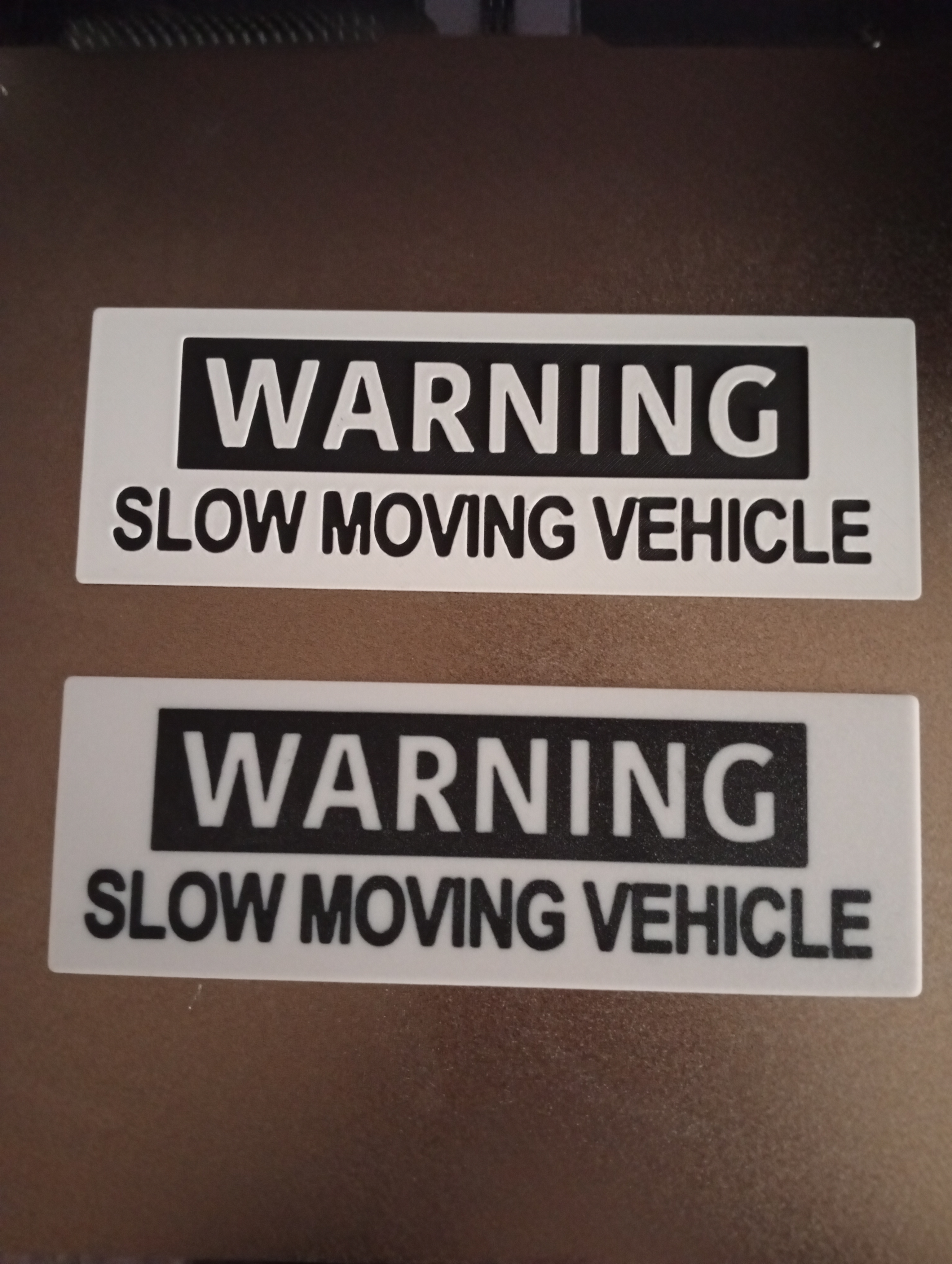 Warning Sign - Slow Moving Vehicles