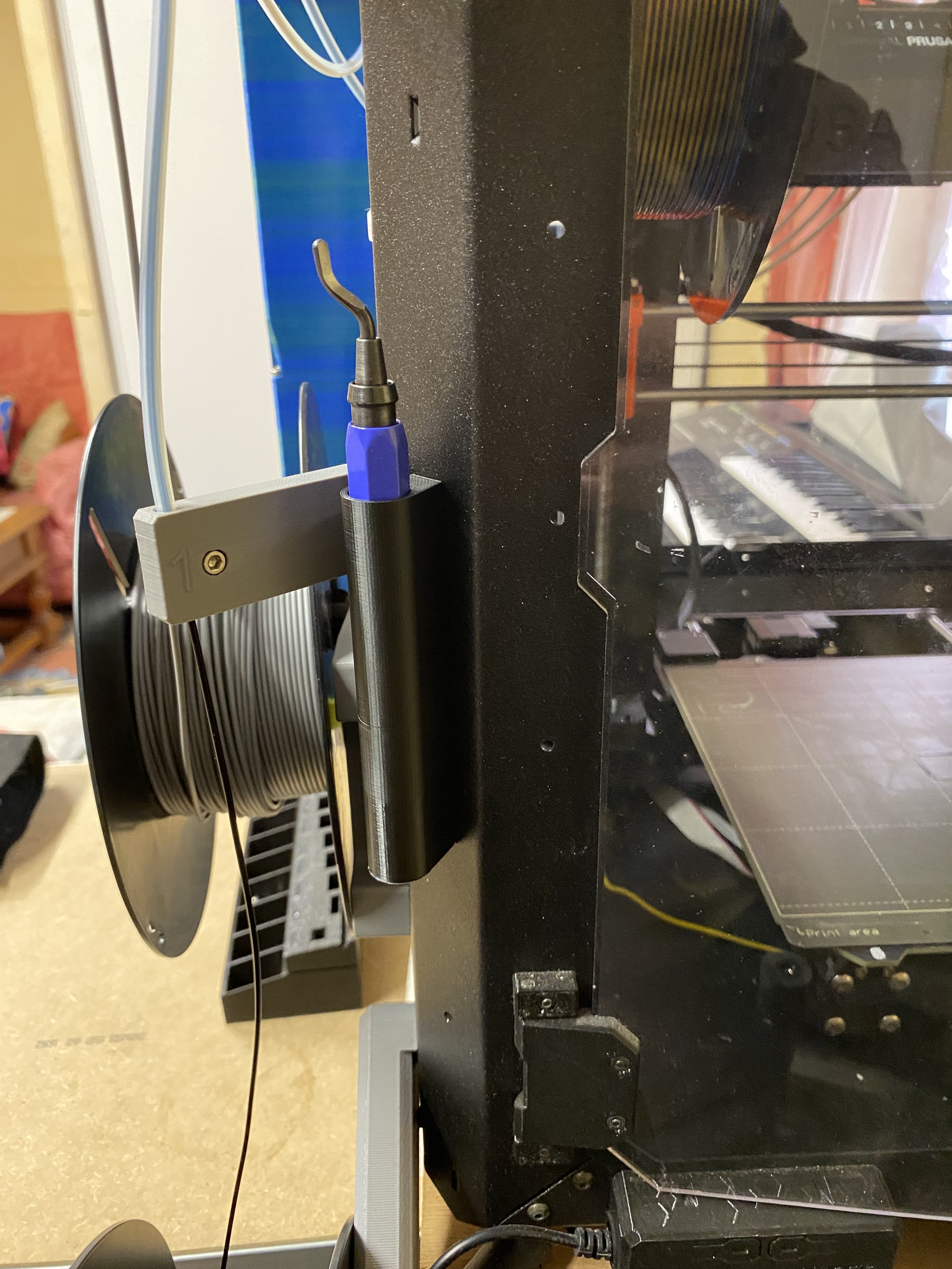 deburring tool enclosure holder