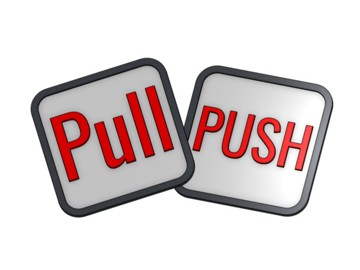 200 x 200mm Push/Pull Sign