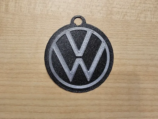 VW logo keychain