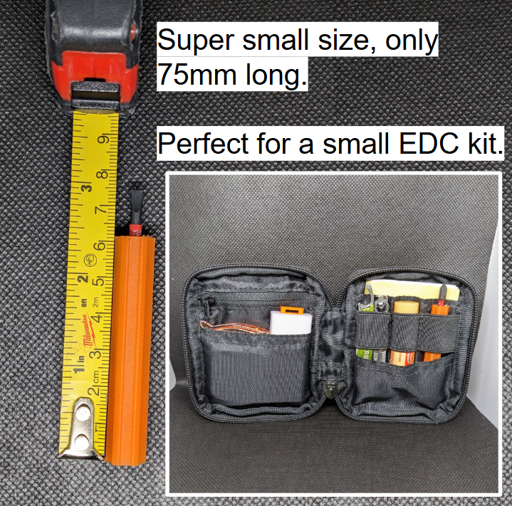 Miniatura 3 do modelo 3D Mini EDC Screwdriver