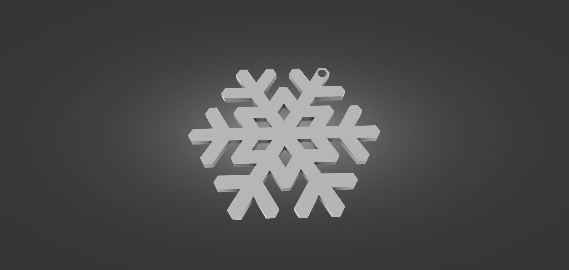 Miniatura 5 do modelo 3D Snowflakes Set