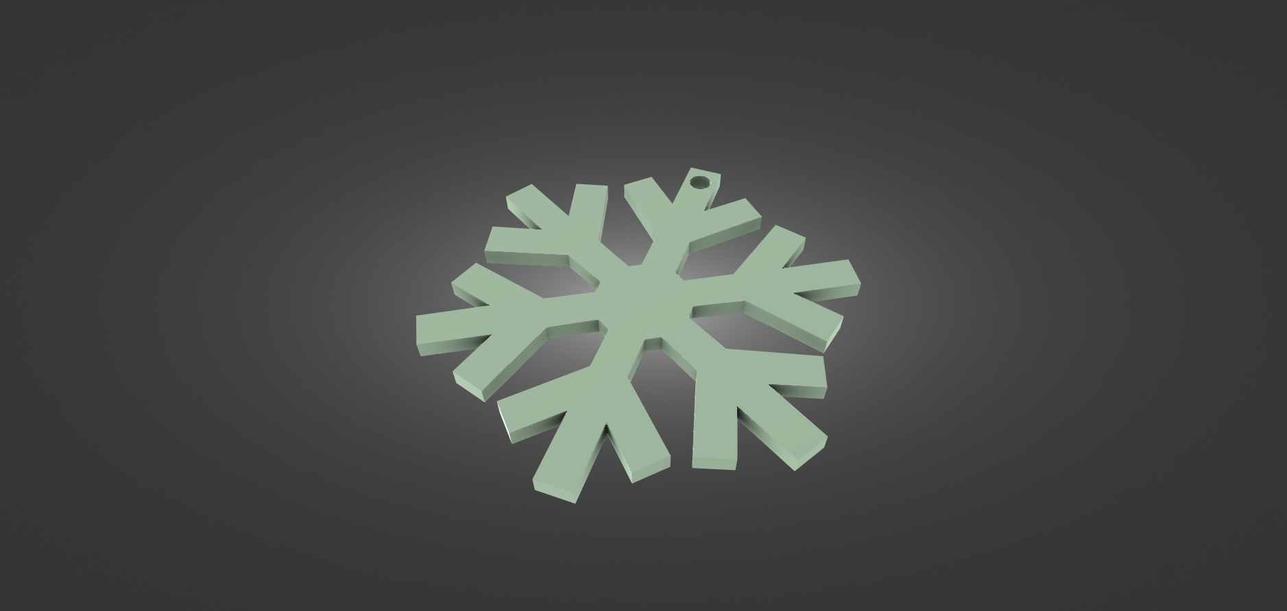 Miniatura 4 do modelo 3D Snowflakes Set