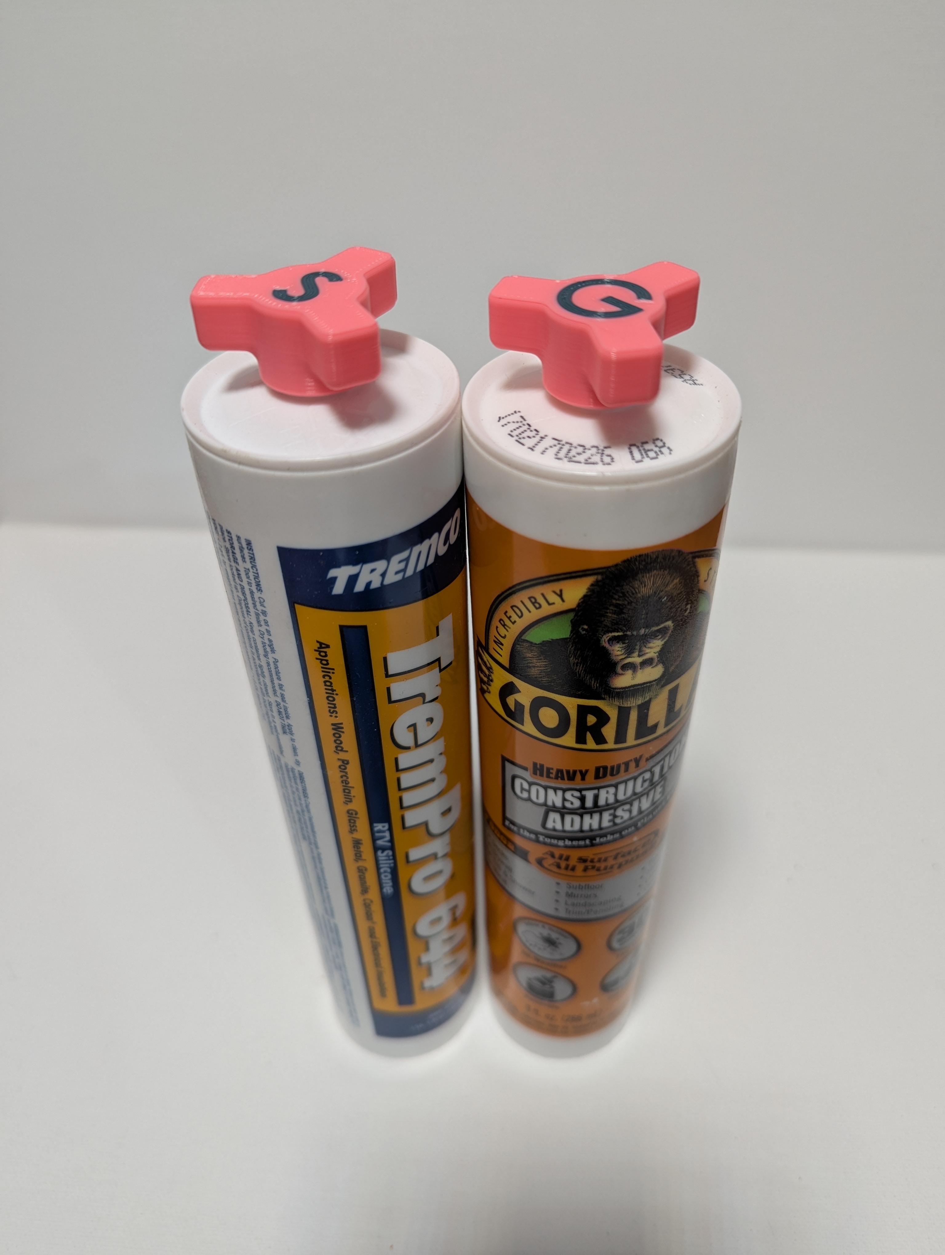 Cap for Caulk, Silicone or Glue Cartridge (Custom Buttress Thread)