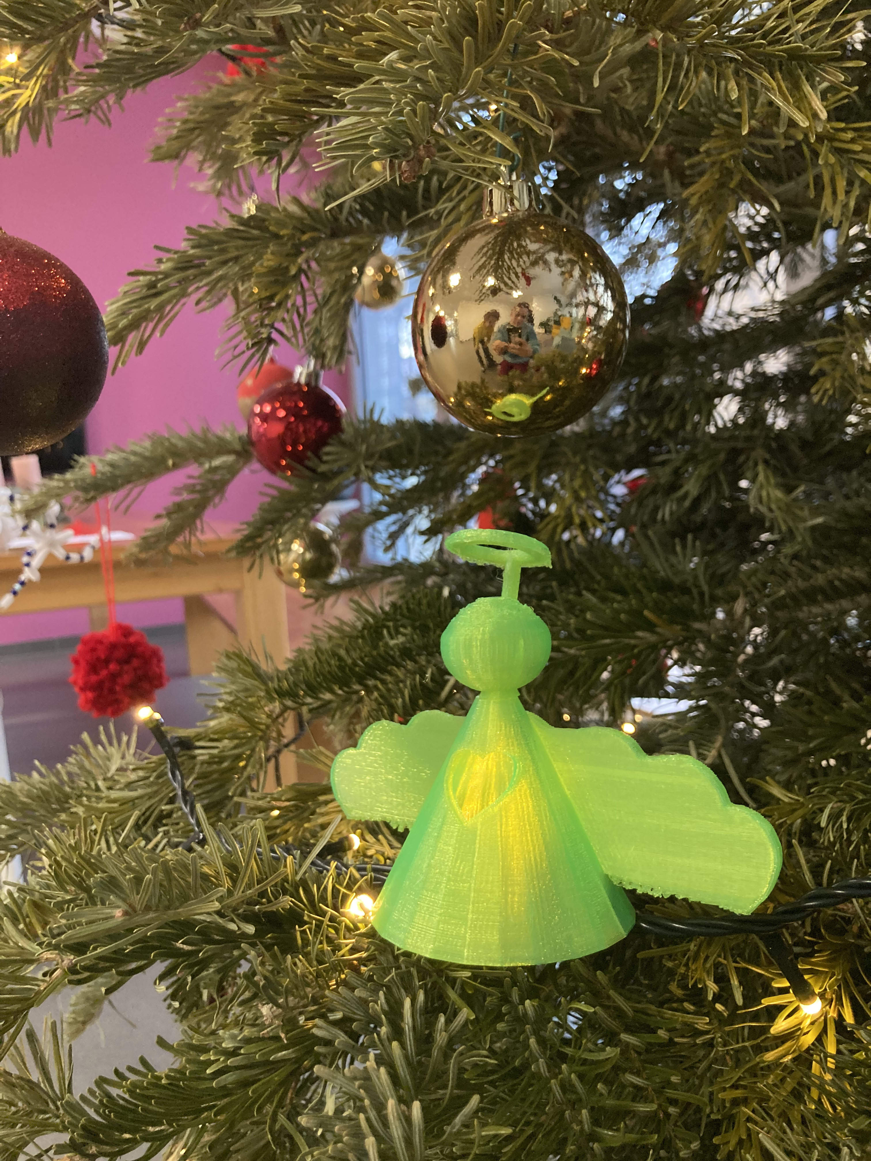 Glowy Angel Christmas Decoration