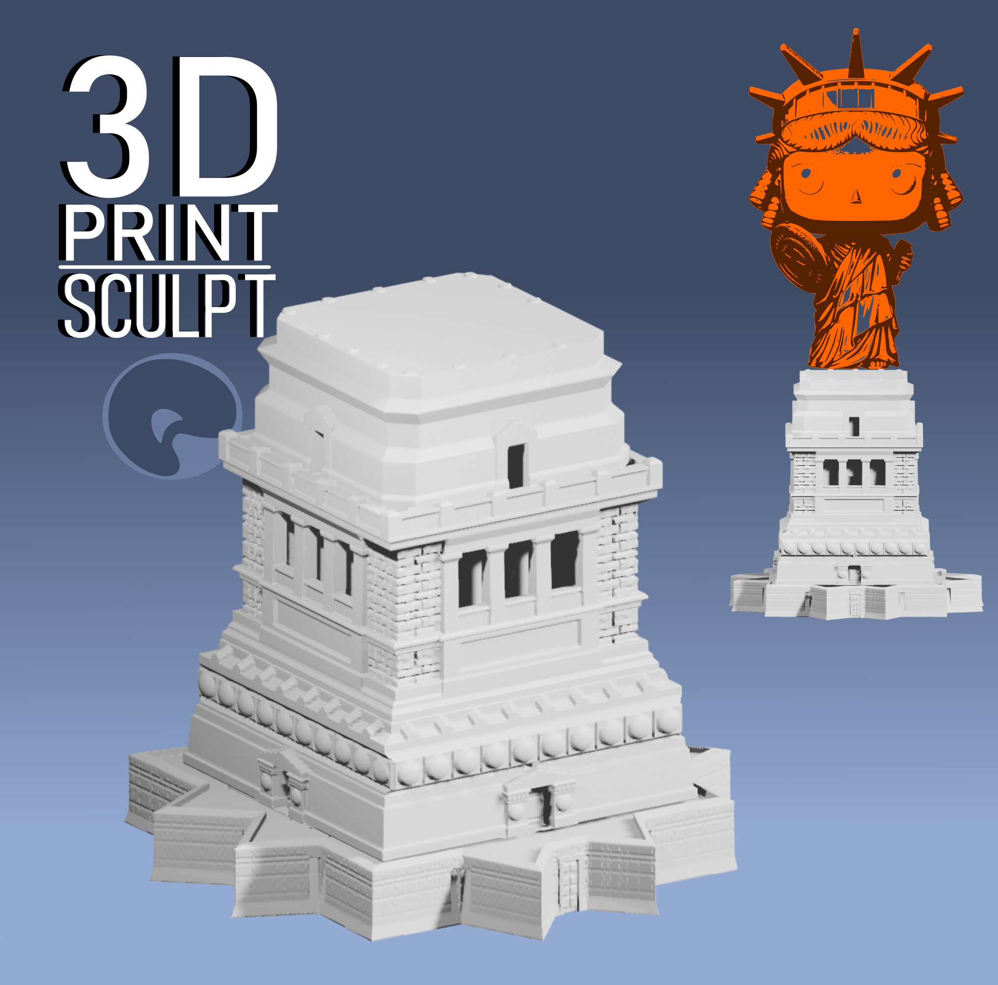 Liberty Base for Funko Pop