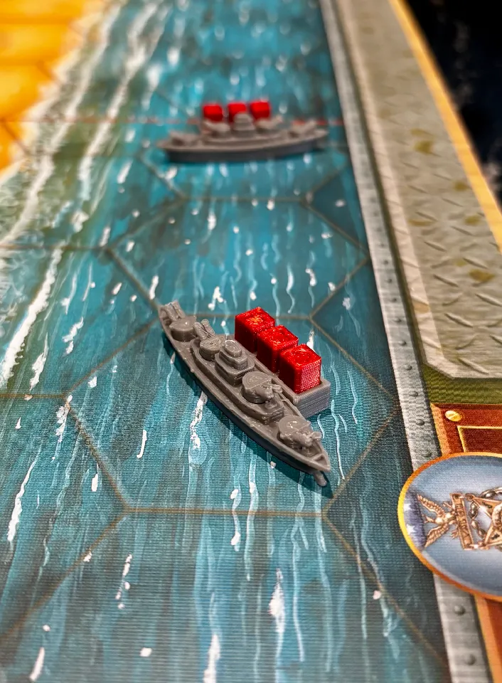 Memoir 44 Battleship With Health Counter by JaCrispy | Download free ...
