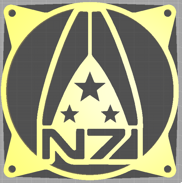 Mass Effect N7 Fan Grill