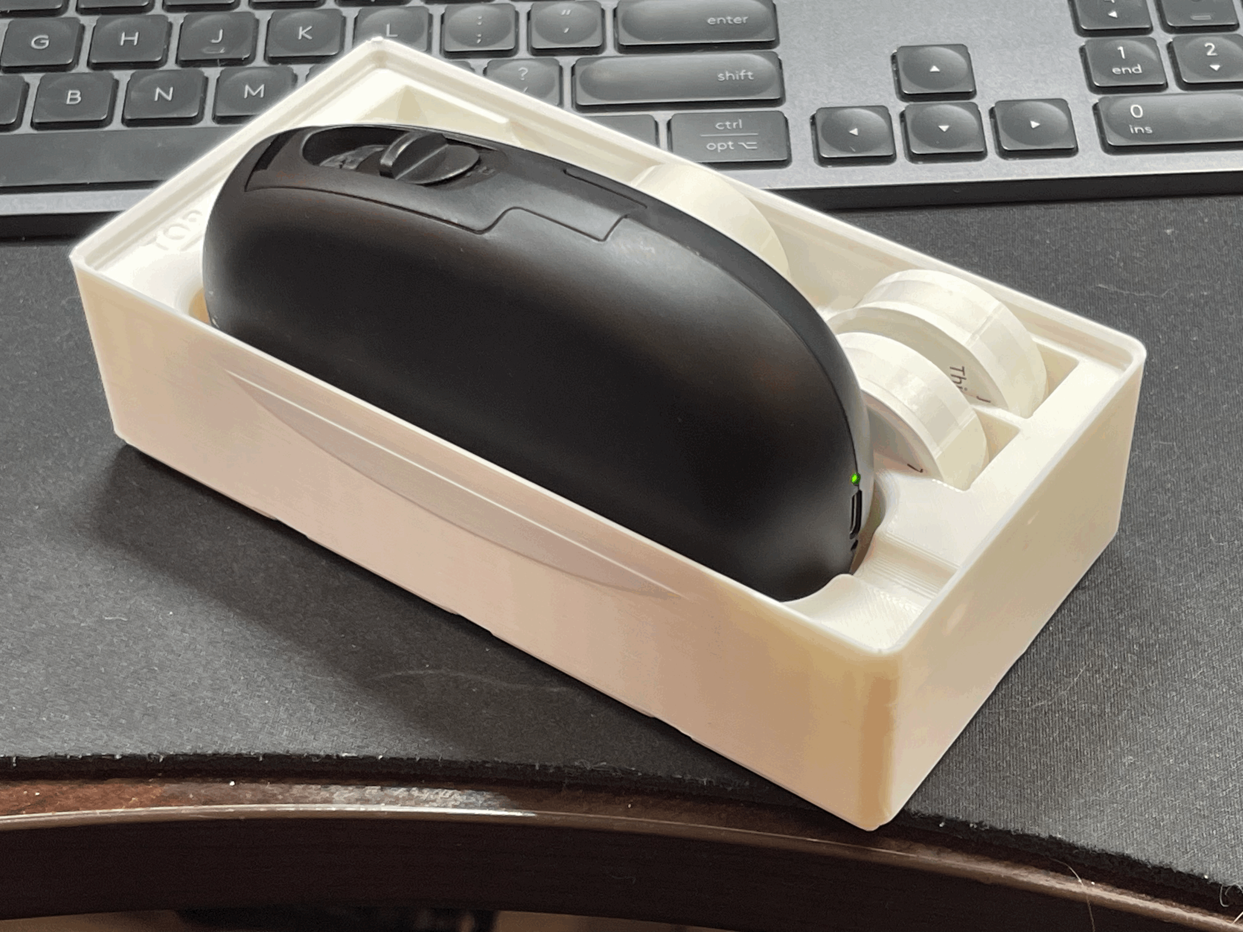 Gridfinity Tray for Supvan E10 Label Maker + Rolls — miniatura 3