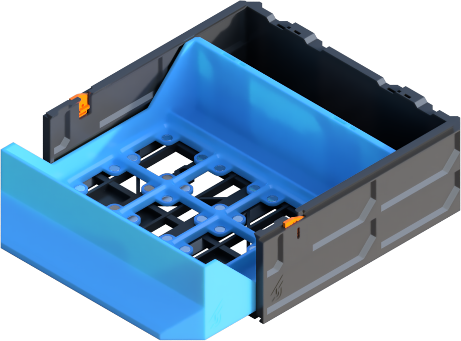 GEN2 165 Classic Gridfinity Magnetic Drawers