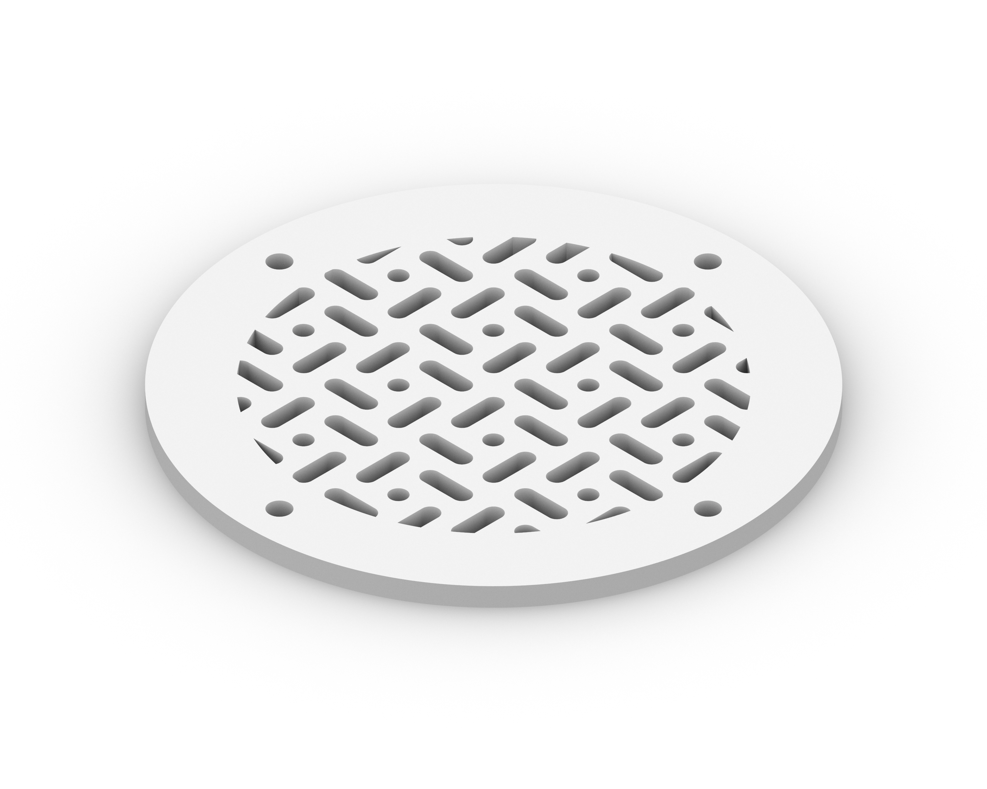 Mounting Grid Disk for 0.1" Spaced PCBs