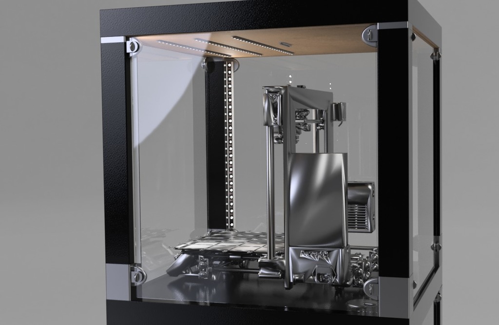 Miniatura 5 do modelo 3D 45 Degree LED Mount